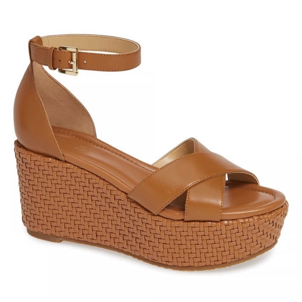 Michael Kors Desiree Wedge Sandals – Size 8 Women